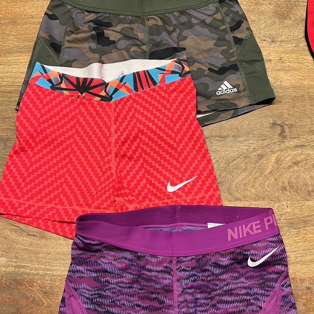 Nike/Adidas spandex shorts